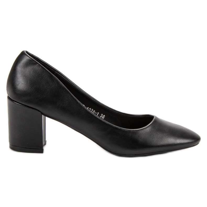 Ideal Shoes Décolleté nere classiche nero