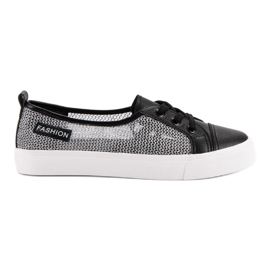 MCKEYLOR Sneakers in rete nero
