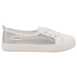 MCKEYLOR Sneakers in rete bianca