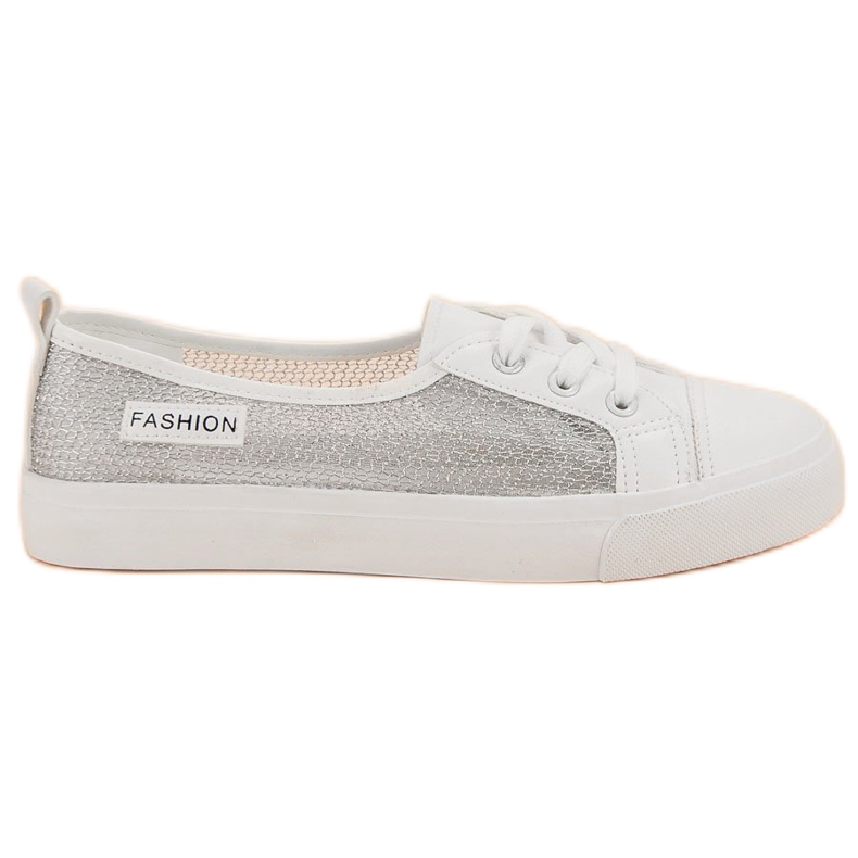 MCKEYLOR Sneakers in rete bianca