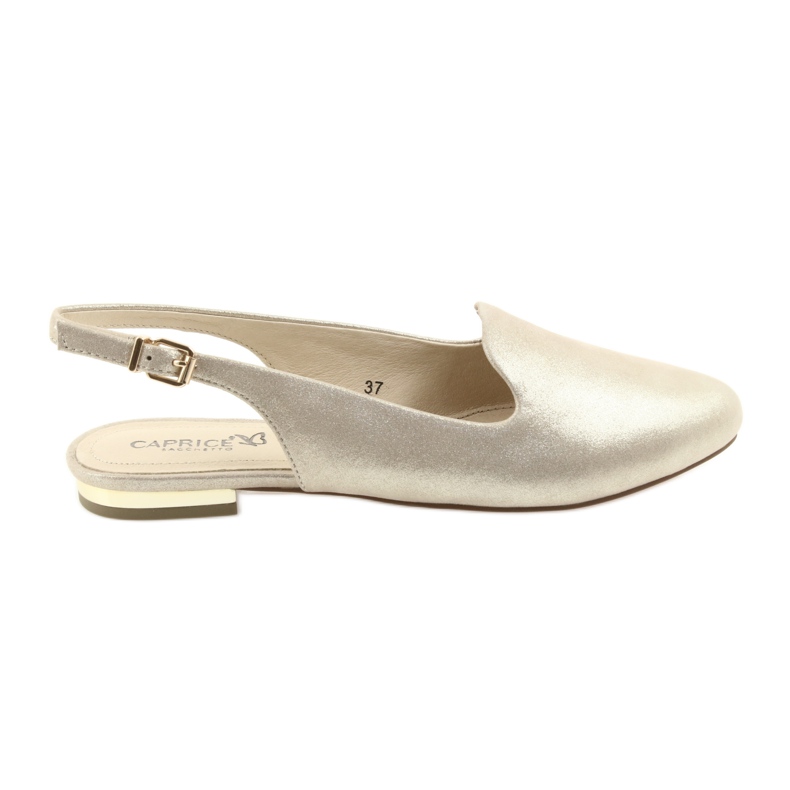 Scarpe da donna Caprice lordsy dorate 29400 d'oro