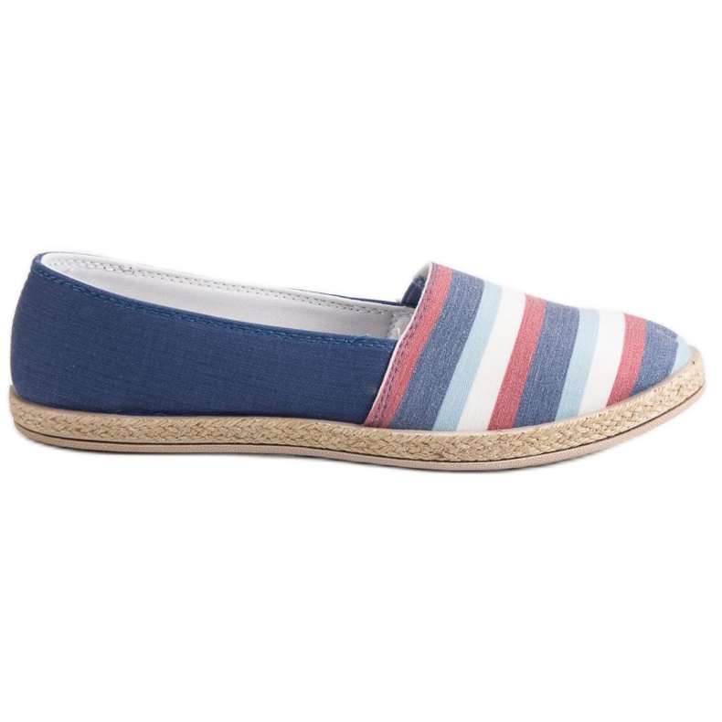 Sweet Shoes Slip a righe blu