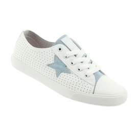 Big Star sneakers stella blu 274692 bianca
