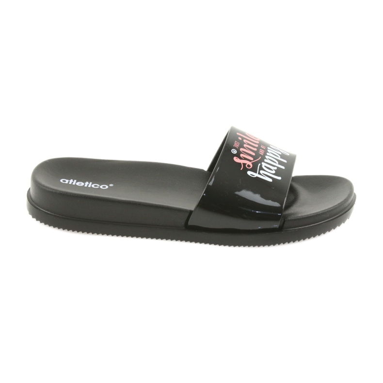 Ciabatte nere da donna Happy Atletico nero