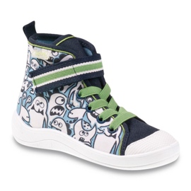 Scarpe da bambino Befado da colorare modello 268X065 bianco nero verde