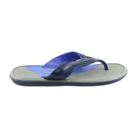 Atletico infradito blu navy da uomo grigio