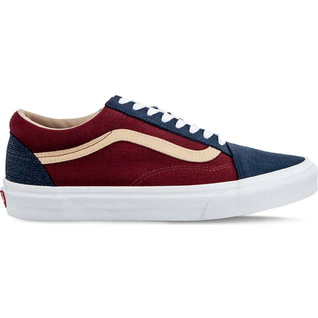 Vans Old Skool Vmn in pelle scamosciata martellata con texture blu multicolore