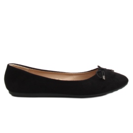 Nero 3C-10 Ballerine nere da donna