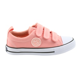 American Club Sneakers rosa americane LH49 bianco