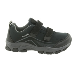 Scarpe sportive per bambini softshell ADi American Club nero grigio