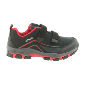 Scarpe sportive per bambini softshell ADI American Club WT09/19 nero rosso