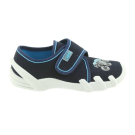 Pantofole Befado scarpe per bambini con velcro 273X105 blu blu navy
