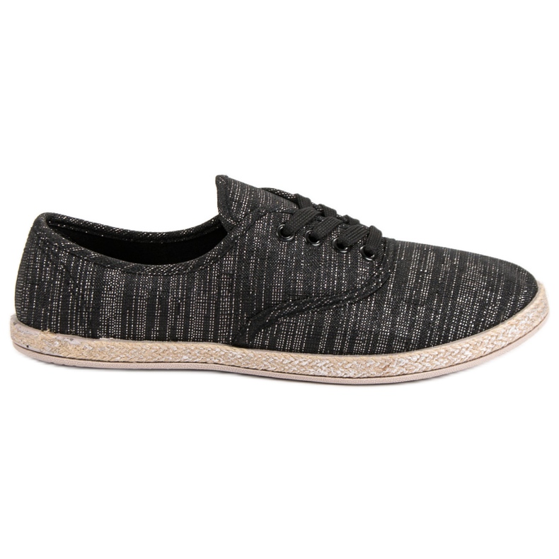 Sweet Shoes Espadrillas con lacci nero