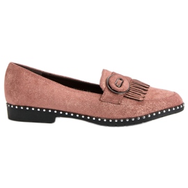 Sergio Todzi Mocassini con glitter rosa