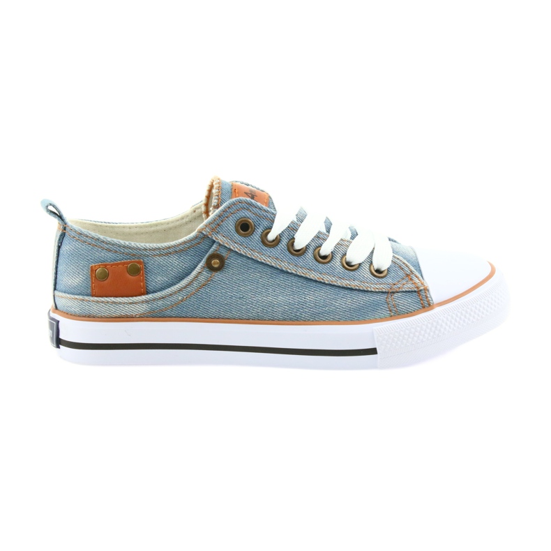 Sneaker jeans American Club blu