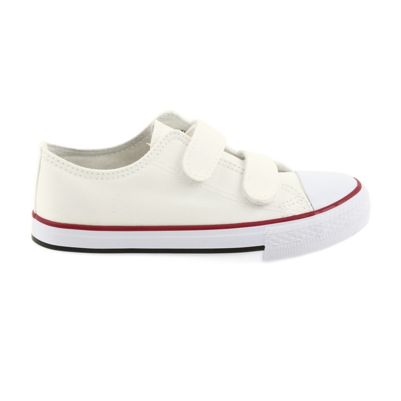 Sneakers bianche con velcro Atletico TDZ-7-V bianca