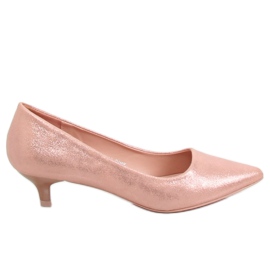 Décolleté con tacco basso rosa B-36 Pink