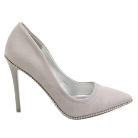 Pompe grigie su un grigio P-6378 Gray