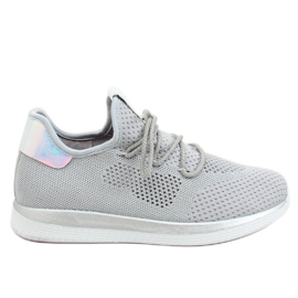 Scarpe sportive grigie benzina B111-8 Grey grigio
