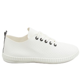 Sneakers da donna bianche e nere BO-1 Black bianco