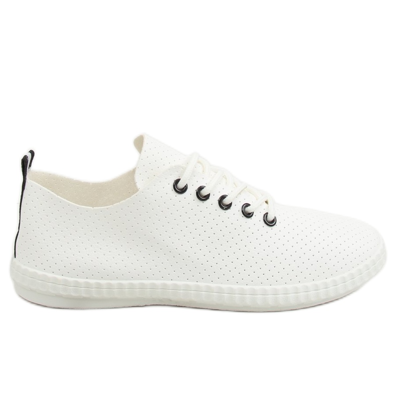 Sneakers da donna bianche e nere BO-1 Black bianca