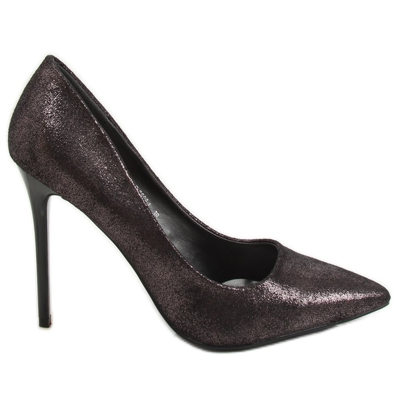 Tacchi alti da donna in grafite AT-0596-L Spear nero multicolore
