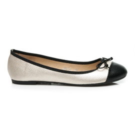 Bestelle Ballerine bicolore giallo