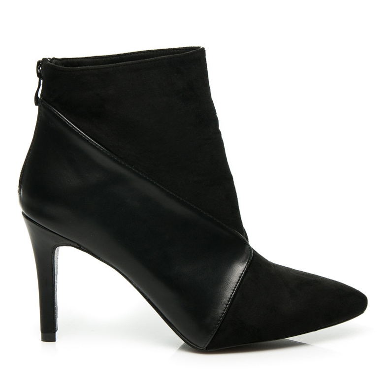 Vices Stivali alla moda con tacco alto nero