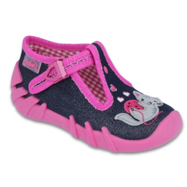 Scarpe per bambini Befado 110P348 rosa blu navy
