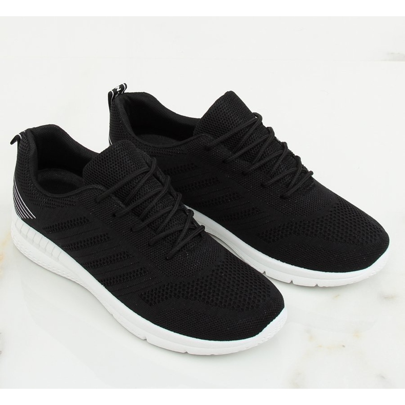 Black BOK-1181 Scarpe sportive nere nero