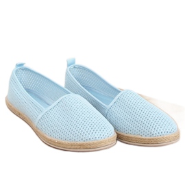 Espadrillas in rete blu JX1029 L.BLUE