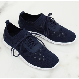 K-379 Scarpe sportive blu calzino blu blu navy