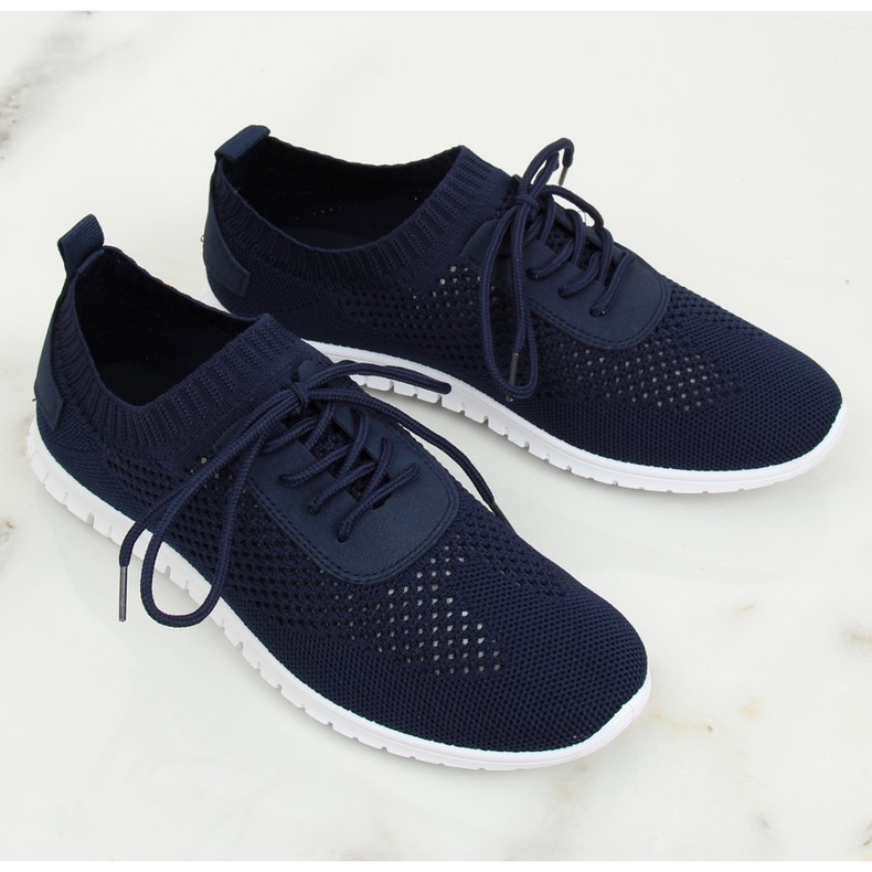 K-379 Scarpe sportive blu calzino blu blu navy