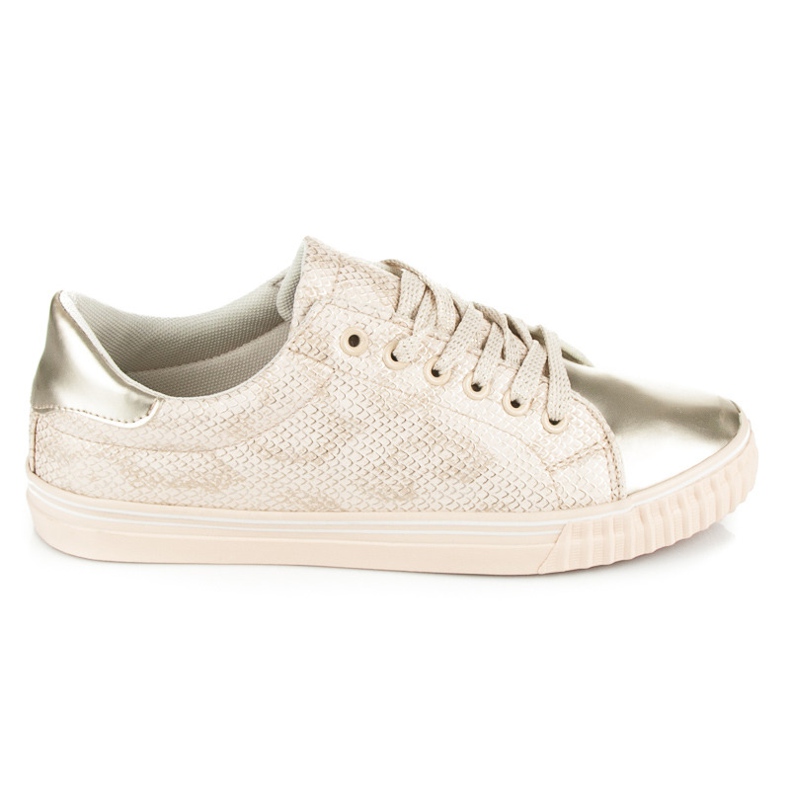 Sneakers Con Punta Lucida marrone