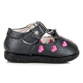 Pantofole nei cuori nero
