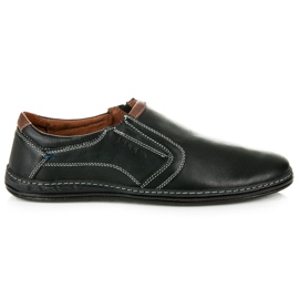 Lucca Scarpe da uomo in pelle nero