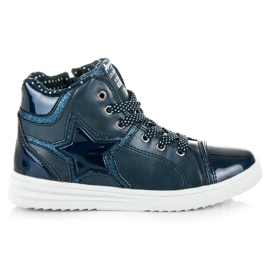 American Club Scarpe da ginnastica con Natale blu