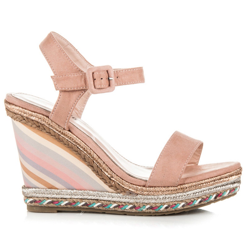 Seastar Scarpe estive con zeppa rosa
