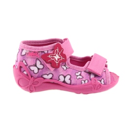 Sandali Befado scarpe per bambini 242P091 viola rosa
