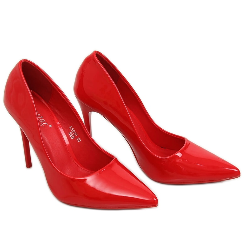 Tacchi alti da donna rossi LE03P Red rosso