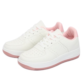Bianco e rosa LV75P Scarpe sportive rosa