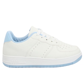 LV75P L.BLUE scarpe sportive bianche e blu bianco