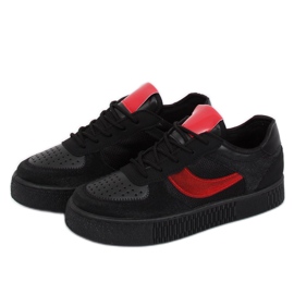 Nero LA51P Sneakers creepersy nere
