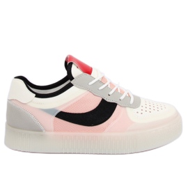 LA51P rosa Sneakers creepersy rosa