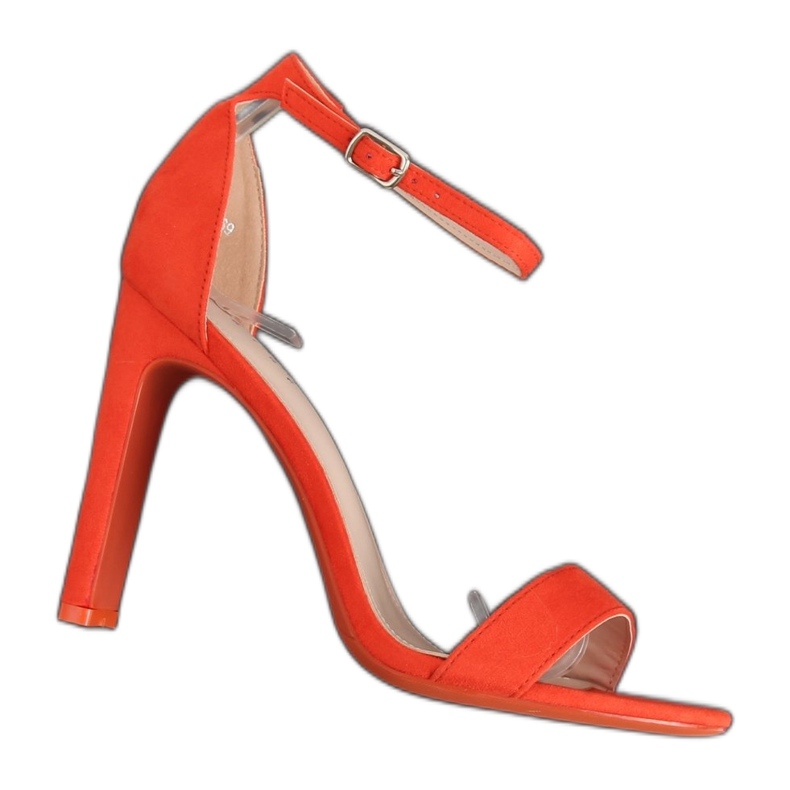 Sandali con tacco arancioni NF-37P Arancione arancia