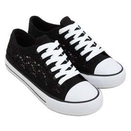 Sneakers nere in pizzo NB282P Nere nero