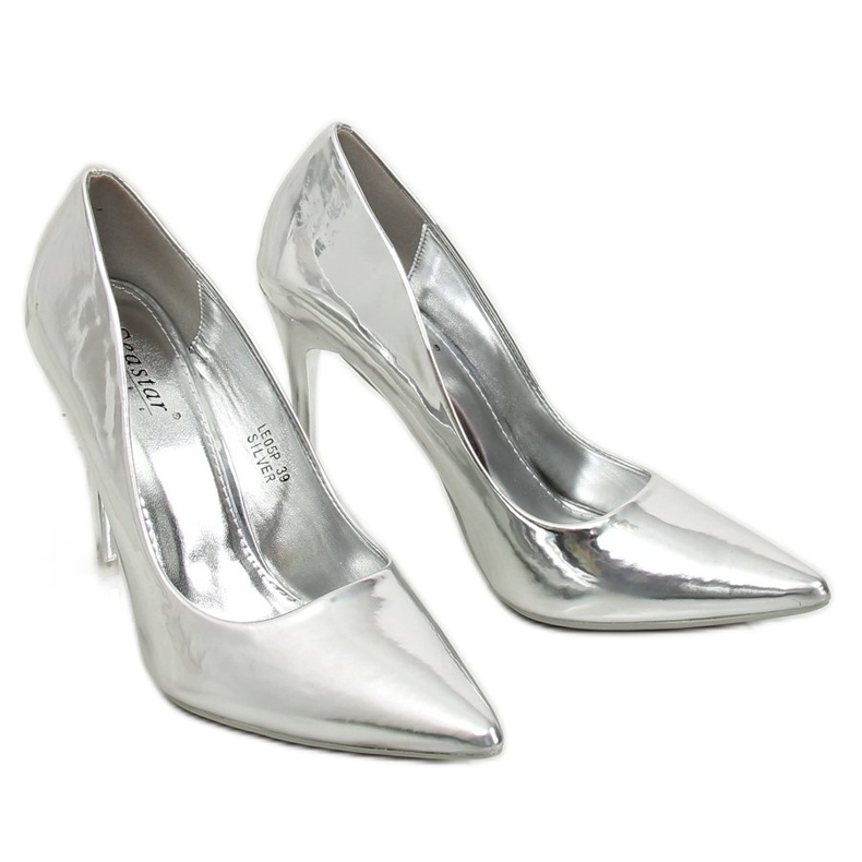 Spille metalliche argento LE05P Argento grigio