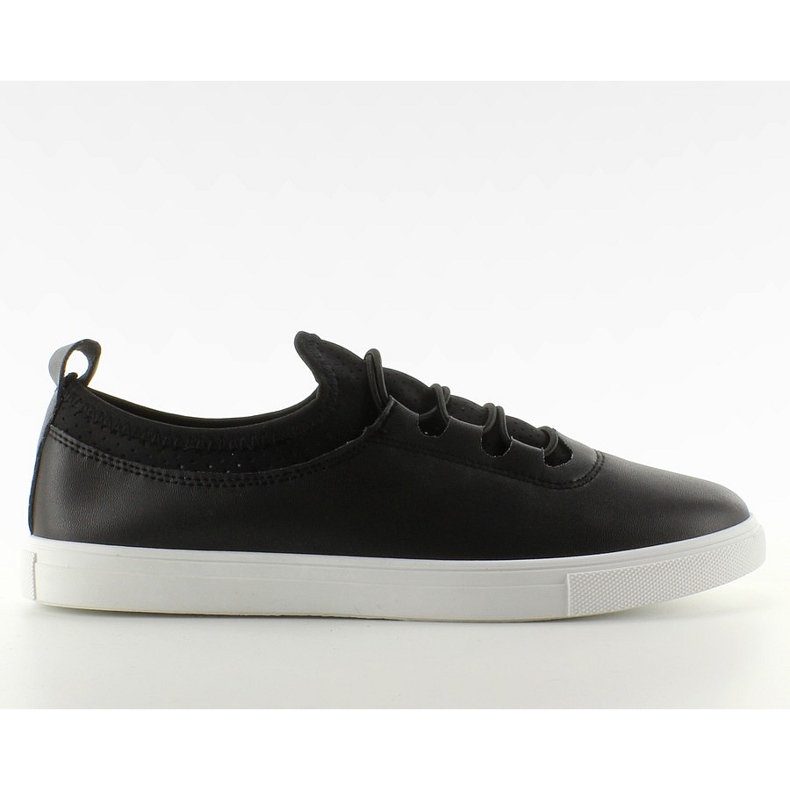 Sneakers morbide con elastici neri 8-10 Black II-GAT nero
