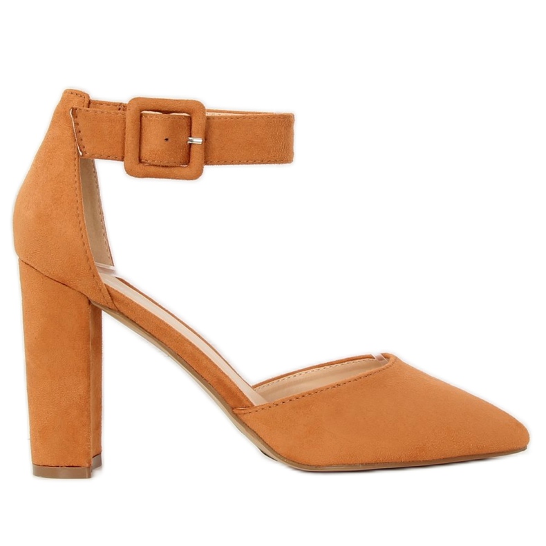 Décolleté sul post cammello SY33P Camel marrone