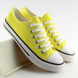 Sneakers gialle da donna classiche XL03 L.YELLOW II-GAT giallo